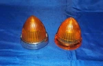 1959-1972 Mercedes W108 W111 W112 Front Turn Signal Light Pair Amber Lens Oem *. Fixed Price $107.96.