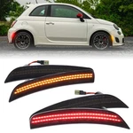 For 2012-2017 Fiat 500C Abarth 4PCS Led Front Rear Bumper Side Marker Light. Fixed Price $62.69.