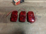 Three Signal Stat Lamps 1203R 12V Shock Mount Metal Base Red Lens Incandescent. Fixed Price $45.00.