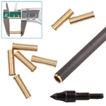 10-100GR Heavy Weight Arrow Brass/aluminum Insert Archery ID6.2MM Diy Base. Fixed Price $14.99.