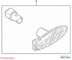 Jaguar 2000-2008 S-type Side Marker Lamp XR847225. Fixed Price $98.99.