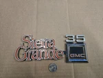 Gmc Oem 1975-1980 Sierra Grande K35 Fender Side Emblem Badge Logo Name 351829. Fixed Price $399.99.