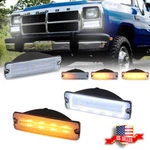 Clear Switchback Led Drl Turn Signal Lights For 91-93 Dodge D150 D250 W150 W250. Fixed Price $69.99.
