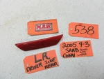 Fits 04-07 Saab 9-3 Back Rear Bumper Cover Light Lamp Lens Left Lh Side Marker. Fixed Price $31.18.