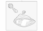 Oem New 2000-2005 Ford Focus Right Passenger Side Marker Lamp Assy 2S4Z15A201AB. Fixed Price $15.71.