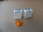 1963 To 1967 Corvette Pair Of Nos Gm 5954440 Front Park Light Lenses. 64 65 66. Fixed Price $59.99.