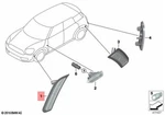 Genuine Mini Cooper Jcw F55 F56 F57 Side Marker Light Front Left 63137378715. Fixed Price $39.80.