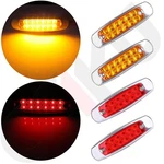 Side Marker Lamp Fish Shape Trailer Red Amber 12 Sealed Clearance Light. Fixed Price $18.46.