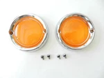 Datsun Roadster Oem Parking Lamp Lens, Hardware Included SPL310 SPL311 Srl. Fixed Price $78.40.