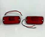 2PC Lucas England L857 Marker Red Lights Rhfa/lhrr & Lhfa/rhrr Sae AP1 69. Fixed Price $229.95.