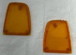1971 1972 Corvette Amber Parking Light Lens Turn Signal Trim Cover Molding Pair. Fixed Price $49.99.