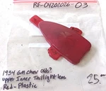 Original 1954 Gm Chev Oldsmobile(?) Upper Inner Taillight Lens-red-plastic. Fixed Price $25.00.