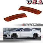 Amber Lens Front Side Marker Signal Lights Reflectors For 2016-2024 Chevy Camaro. Fixed Price $14.99.
