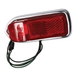Lucas L824 Left Hand Rear Side Marker Lamp, Red Lens Reflector. Fixed Price $120.30.