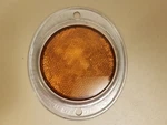 Vintage Nos Grote 4023 Reflectors..railroad Marker..amber 3" 9041 Lens. Fixed Price $12.99.