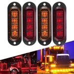 Red/amber 4-LED Clearance Side Marker Lights Truck Trailer Turn Signal. Fixed Price $11.99.