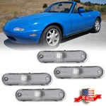 4PCS Clear Lens Front & Rear Side Marker Lights For 1990-2005 Mazda Miata MX-5. Fixed Price $24.99.