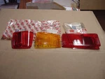 3 Nos Vega Lh Tail Lamp Lenses Austin Marina British Leyland. Fixed Price $33.00.