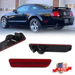 2X Red Lens Rear Bumper Reflectors Side Marker Lights 2005-2009 Ford Mustang. Fixed Price $14.99.