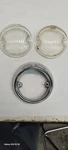 2 Glass Backup Lens , Bezel 1954 1955 Oldsmobile 5941553 B3-54 Reverse. Fixed Price $90.00.