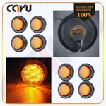 8X 2'' Amber Round Clearance Side Marker Light 9LED W/ Grom&pigtail For Trailer. Fixed Price $32.33.