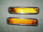Pair Of 1973-1980 Chevy Gmc Pickup Truck Side Marker Lights Amber Lens #2. Fixed Price $24.99.