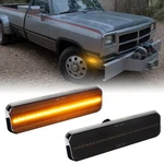 For 72-93 Dodge Truck Ramcharger Front Bumper 2X Led Side Marker Light Lamps. Fixed Price $29.99.