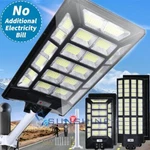999999900000LM 11000W Commercial Solar Street Light Led Dusk Dawn Road Lamp+pole. Fixed Price $69.71.