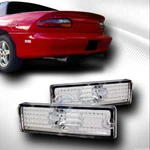 Clear Front/rear Bumper Side Marker Lights K2 For 93-02 CAMARO/98-02 Firebird. Fixed Price $25.95.