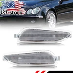 2X Clear Lens Front Bumper Side Marker Lights For 2003-2009 W209 Mercedes Clk. Fixed Price $21.99.