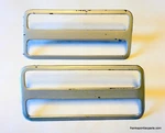 1970-81 Pontiac Firebird Tran Am Nos Pair Rear Side Marker Light Bezels Silver. Fixed Price $49.95.