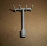 Lego Antenna With Side Spokes 3144 Light Gray Vintage Space. Fixed Price $22.95.