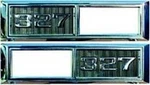 1968 Impala Bel Caprice Nova; "327" Front Side Marker Bezels; Pair; Made In. Fixed Price $110.99.