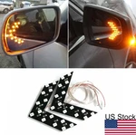 2PCS Car Led Amber Arrow Panels Turn Signal Light Rear View Mirror Indicator. Fixed Price $12.00.