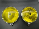 Original Yellow Lucas SLR700S Driving Lamp Pair, Jaguar XK120, Mk V, Bentley. Fixed Price $750.00.