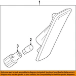 Gm Oem 19-23 Blazer Front Marker Lamps-side 84299173. Fixed Price $27.77.