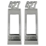 New Trim Parts 427 Front Marker Bezel Pair / For 1969 Chevy Bel Emblem 2878. Fixed Price $137.99.