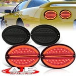 Smoke Led Tail Lights Lamps + Hyperflash Harness For 1997-2004 Chevy Corvette C5. Fixed Price $224.00.