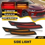 Smoke Lens Marker Led Side Set Parking Light Amber/red For 2016-21 Chevy Camaro. Fixed Price $28.49.
