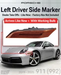Oem Porsche 911 Carrera Left Side Marker Light 992945061C (dealer Take-off). Fixed Price $31.07.