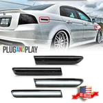 4PC Smoked Led Front+rear Side Marker Lights White Lamps For 2004-2008 Acura Tl. Fixed Price $32.99.