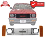 3PC Plastic Corner Light & Grille For Jimmy Gmc Sonoma S15 1991 Chrome W/ Gray. Fixed Price $210.80.