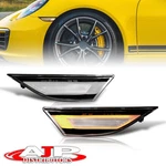 Clear Led Turn Signal Side Marker Light Lamps For Porsche 911 Carrera 718 Cayman. Fixed Price $48.00.