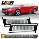 Clear Front Bumper Side Marker Reflector Light Pair For 2006-2008 Audi A4 S4 B7. Fixed Price $36.95.