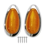 Fit Freightliner Sleeper Cab Truck Amber Lens Led Side Marker Turn Signal Lights. Fixed Price $25.64.