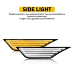 Switchback Marker Side 2016-22 Light For Civic Honda Smoked Led Signal Drl Lamps. Fixed Price $8.54.