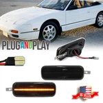 Smoked Led Front Side Marker Lights For Nissan 240SX S13 1989-1994 Altima 93-97. Fixed Price $32.99.