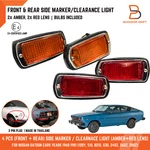 Nissan Datsun 510 240Z 260Z 280Z Side Marker Light Set 4PC Amber Red Len 68-81. Fixed Price $52.11.