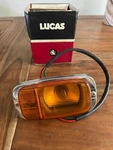 Oem Austin Morris Amber Front Side Lamp Lens Assembly Lucas L694 #52933. Fixed Price $99.00.
