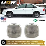 Euro Style All Clear Depo Side Marker Lights For 96-98 Audi A4 B5 / 96-99 A8 D2. Fixed Price $12.95.